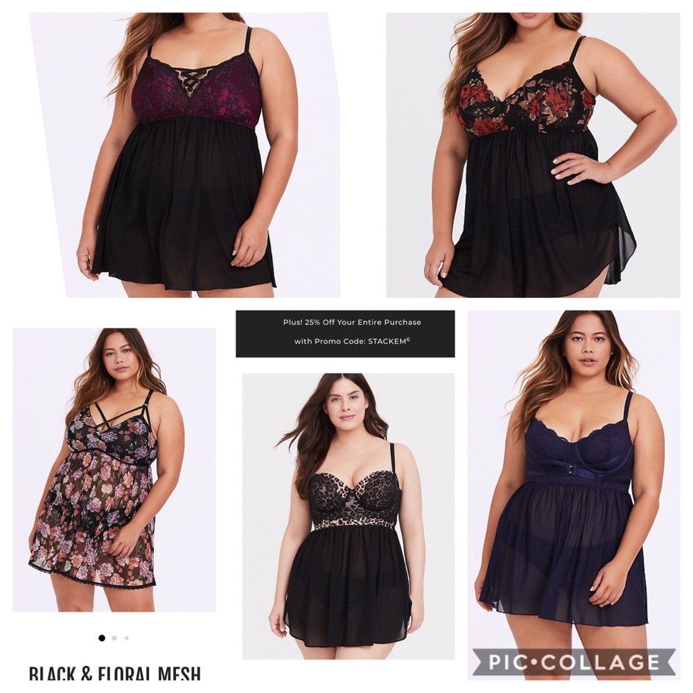 Torrid lingerie bundle size 1 NWT